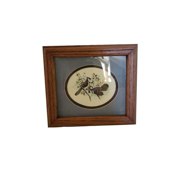 Framed Blue Jay Wall Hanging - Picture 2 of 4